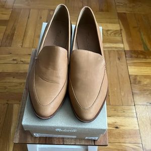 The Madewell “Frances Loafer” in brown leather. Brand new in the original box.